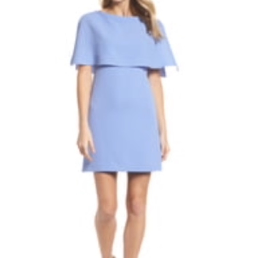 Adrianna Papell Split Sleeve Sheath Dress Size 14